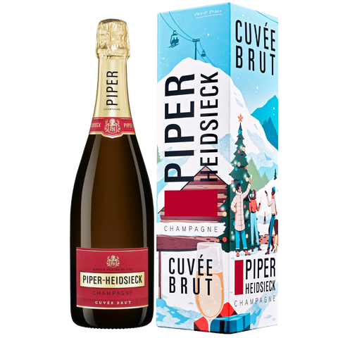 Piper-Heidsieck Brut Cuvée Brut Winter Edition 12% Vol. 75 Cl + Gaveæske