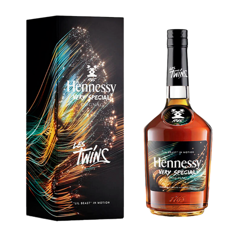 Hennessy VS Les Twins 40% Vol. 70 Cl. + Gaveæske