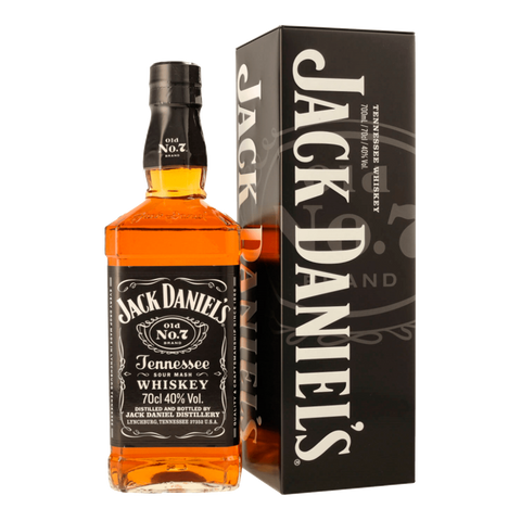 Jack Daniel’s 40% Vol. 70 Cl. + Tinbox (Gaveæske i Metal)